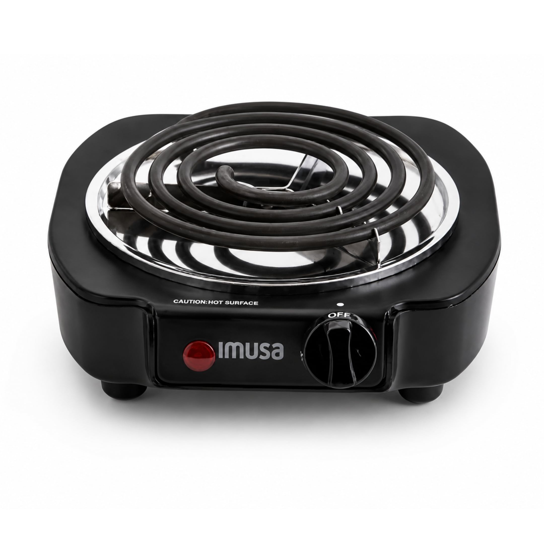 IMUSA Single Electric Burner, Black