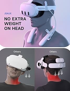 Amazon.com: JSAUX Battery Pack for Oculus Quest 3 2, 10000mAh PD