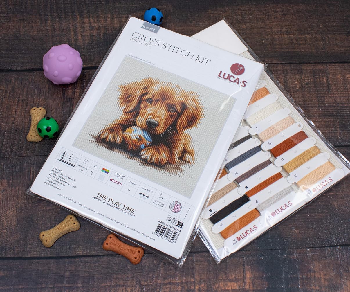 Luca-S Cross Stitch Kit The Play Time