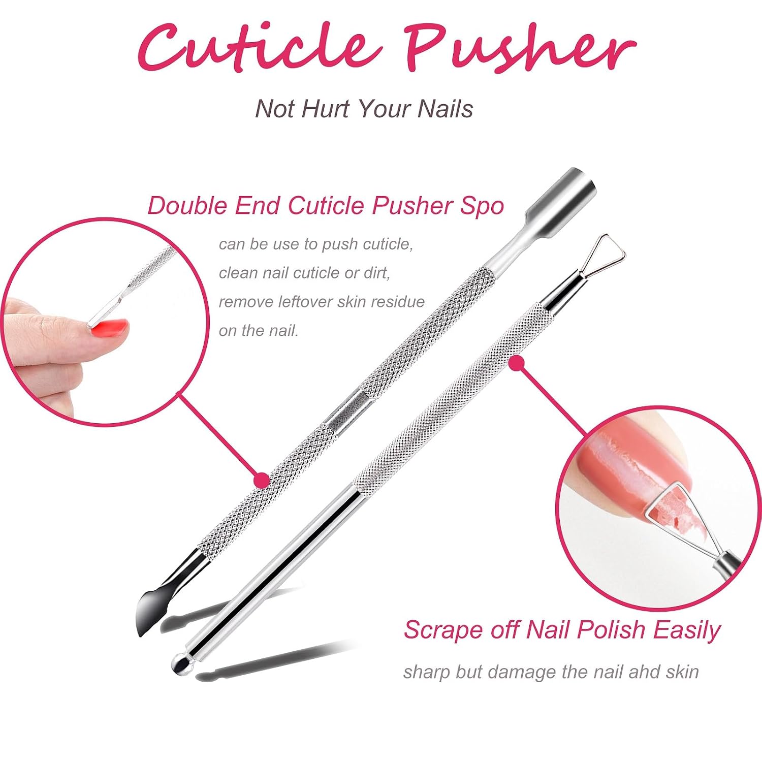 Hoewina Nail Polish Gel Remover Tools Kit with Nail Clips image 4