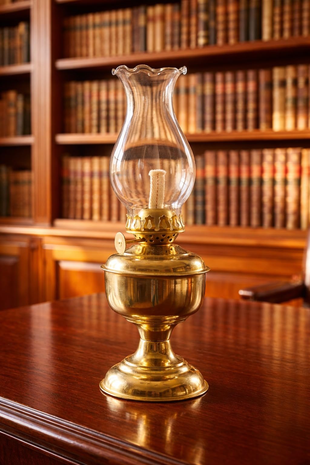 Gyro oil lamp 置物　レア　真鍮　ミッドセンチュリー　ヴィンテージ Buy Ximdeco Vintage Brass Oil Lamp with Glass Chimney, Antique