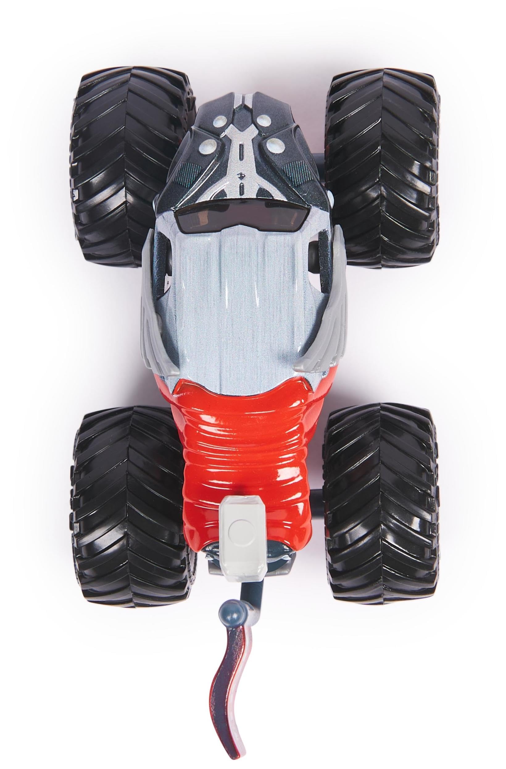 MONSTER JAM, Veicolo Die-Cast Ufficiale Marvel Captain America, in Scala 1:64, Giocattoli per Bambini, 3+ Anni