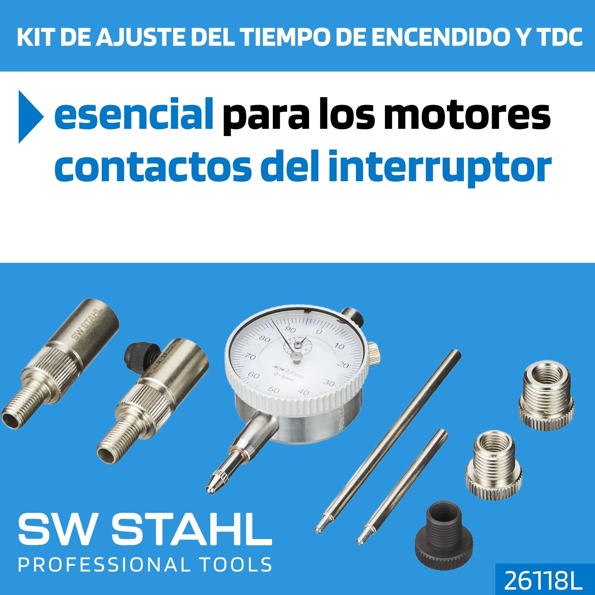 SW-Stahl 26118L Set para Puesta a Punto del Encendido y captador de Punto Muerto Superior