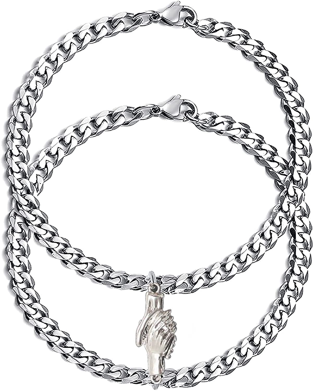 DEALNUT Magnetic Couple Bracelets Chain for Men Women with Stainless Steel Heart Shaped Valentines Day couple gifts for lovers | Gifts for couples, friendship bracelet (B0BHTXVT11) Amazon Price History, Amazon Price Tracker