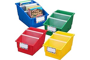 Really Good Stuff Chapter Book Library Bins