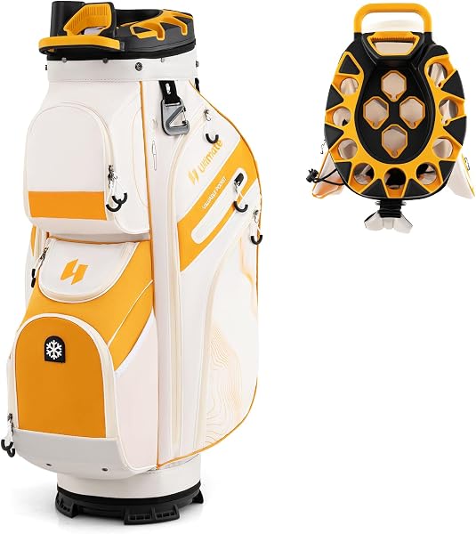 ULTIMATE 14-Way Golf Cart Bag with Pockets