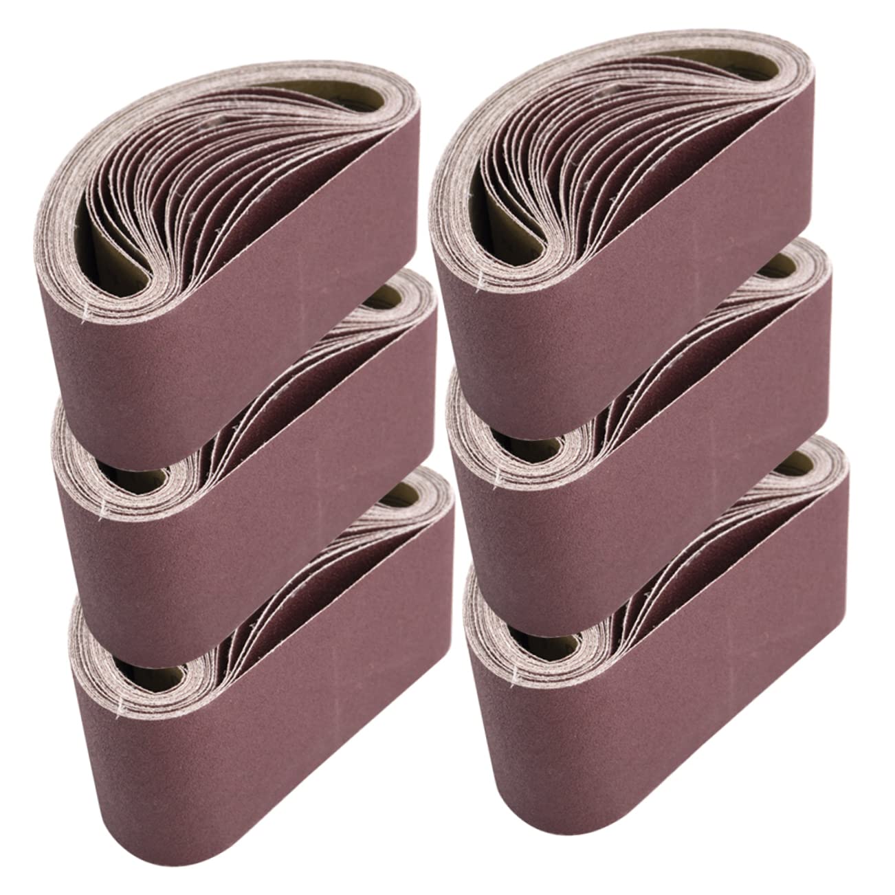 Sanding Belts 6pcs for Sander Machine 80 Grit Sandpaper