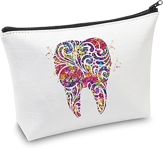 TOBGBE Dentist Gifts Dental Gift Dentist Makeup Bag Dentist Graduation Gift Future Dentist Cosmetic Bag New Dentist Gift Dental Student Gift (Dental Bag ca)