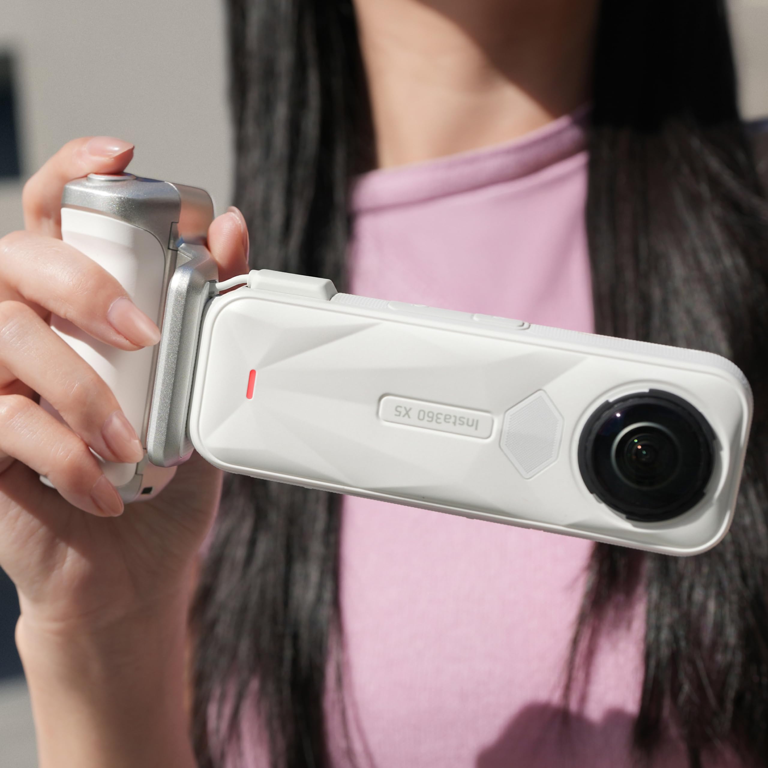 Insta360 X5 Impugnatura ergonomica (bianca)