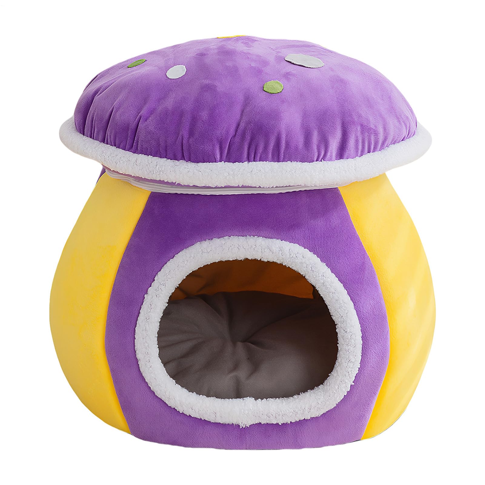 Lit chauffant pour chat et nid chaud d'hiver avec tapis