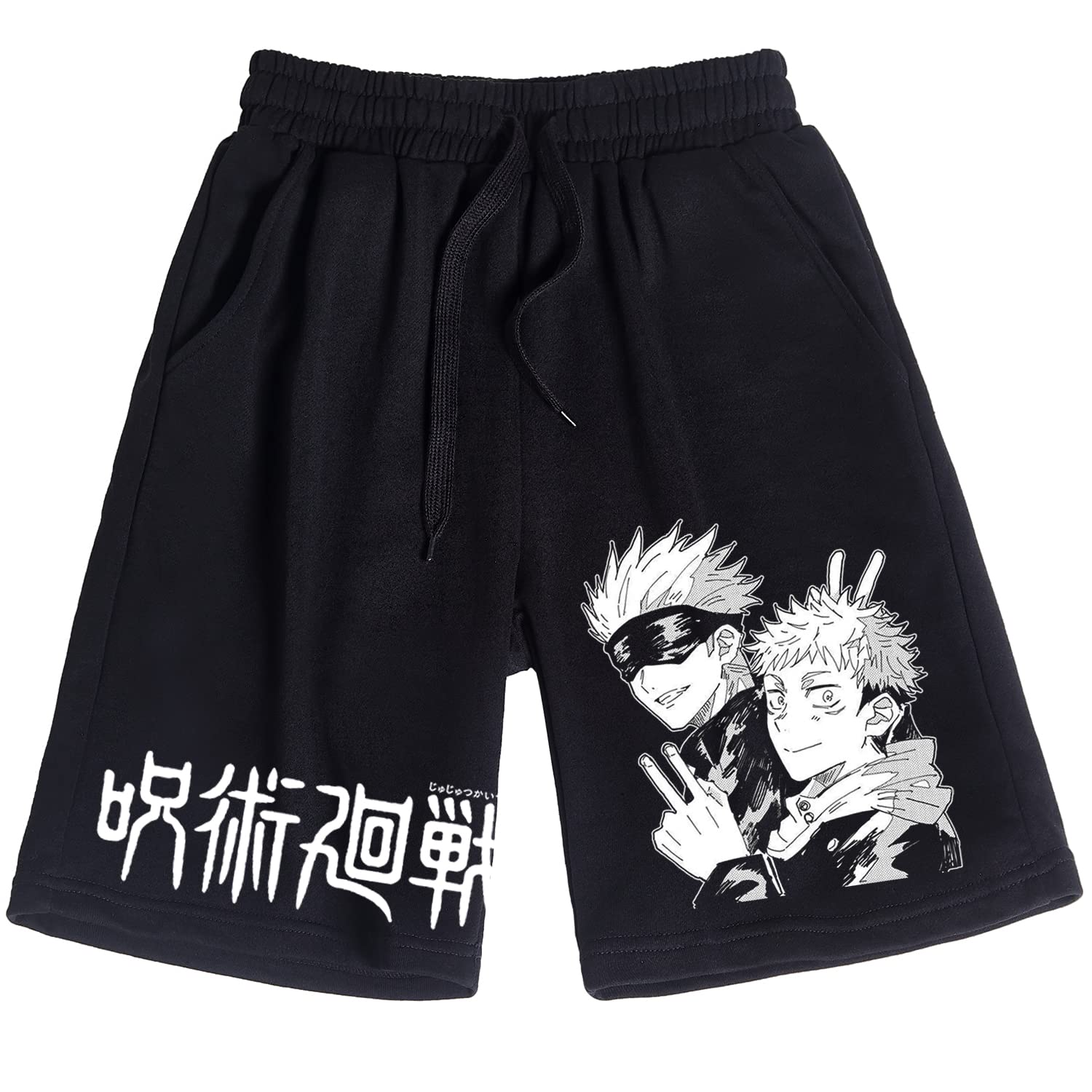 DIOMMELL JJK Shorts with Drawstring Anime Gift