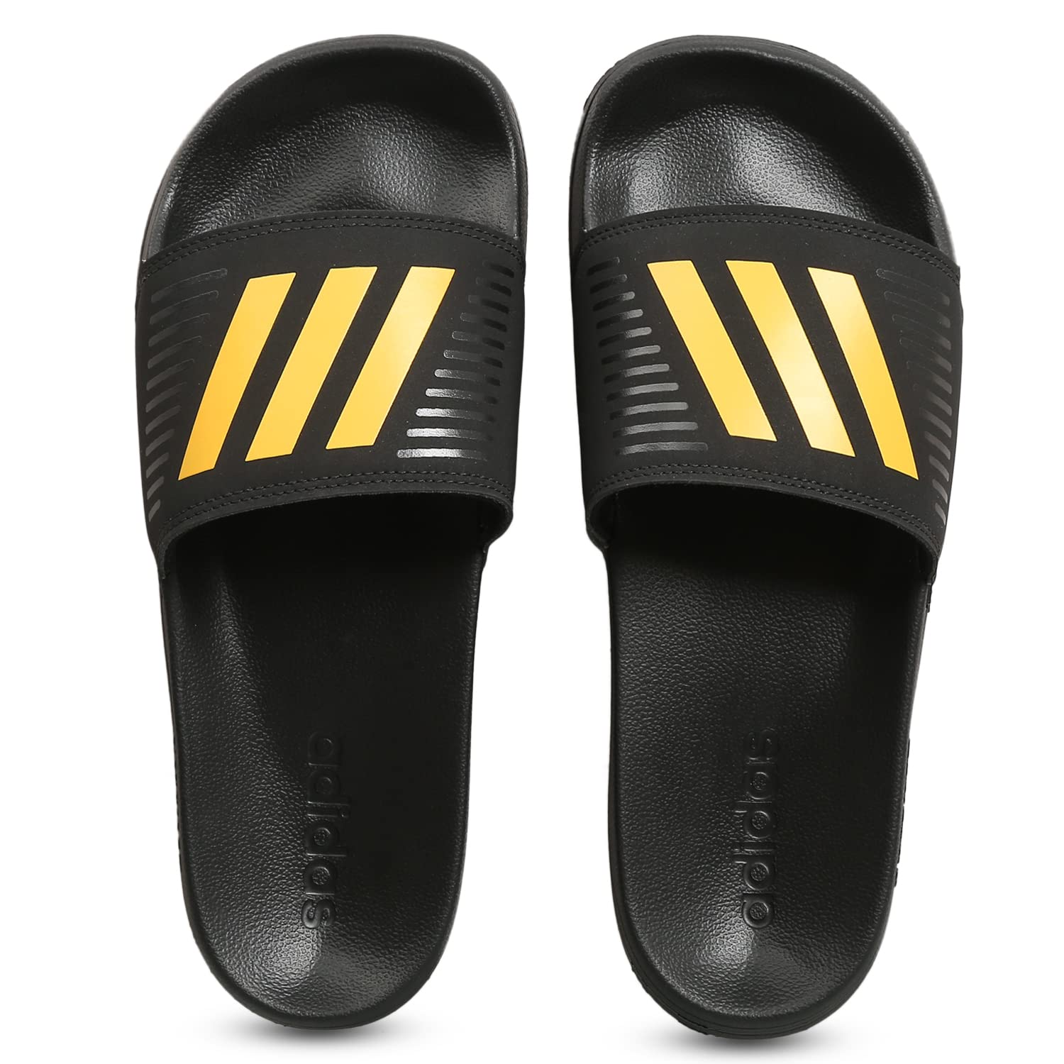 adidas Men Contaro M Synthetic Swim Slide CBLACK/ACTGOL | HPU72-picture-11