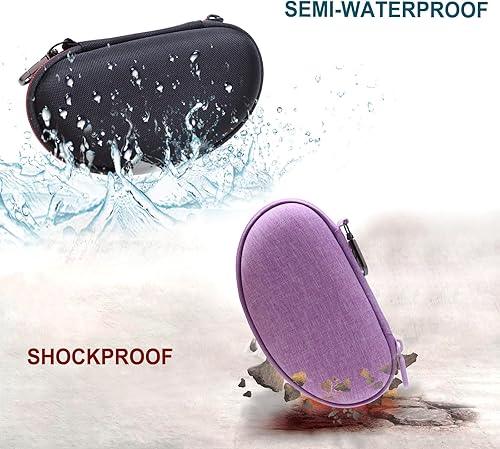 Vista 4 de L LTGEM Funda para lentes de sol compatible con SOJOSTIJNMyiaurFEISEDYGUVIVI para mujeres y hombres, funda rígida para lentes de sol