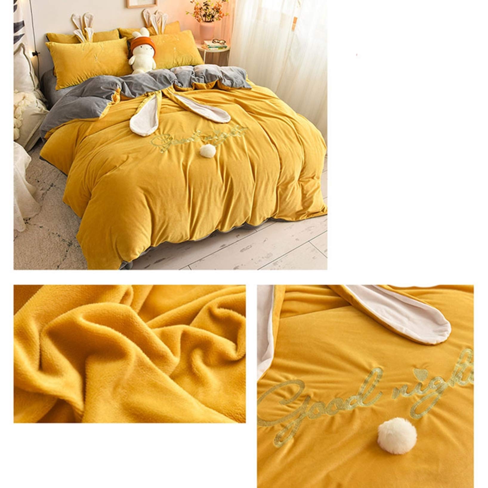Amazon｜[ZS2L7] 布団カバー 4点セット プリンセス セミダブル 可愛い