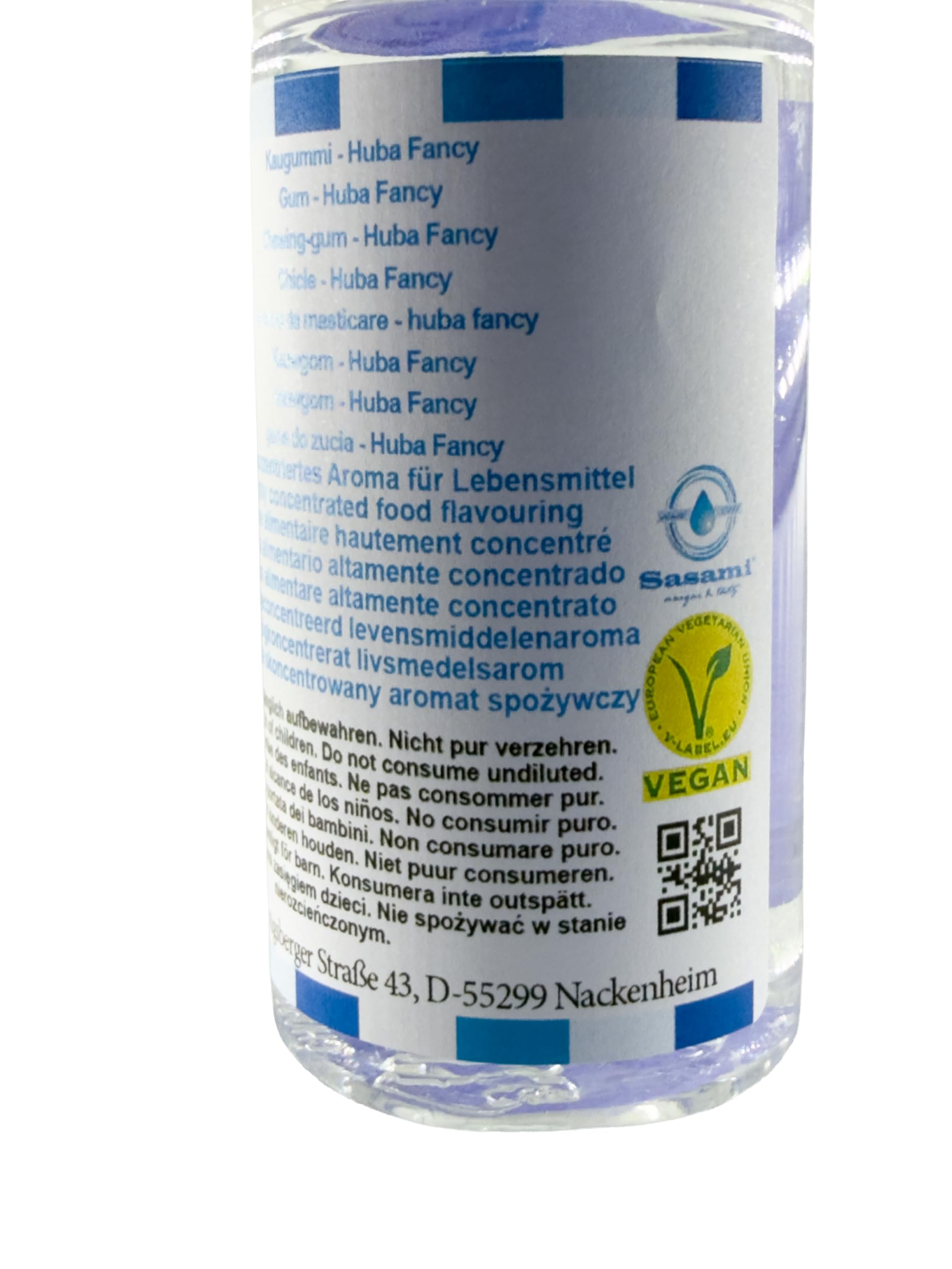 Kaugummi - Huba Fancy Aroma Konzentrat - Vegan - Sasami - 100ml