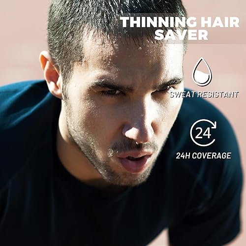 Miniatura 6 de SOVONCARE Fibras capilares para adelgazar el cabello, color marrón claro, fibras de construcción de cabello para puntos calvos, indetectables y