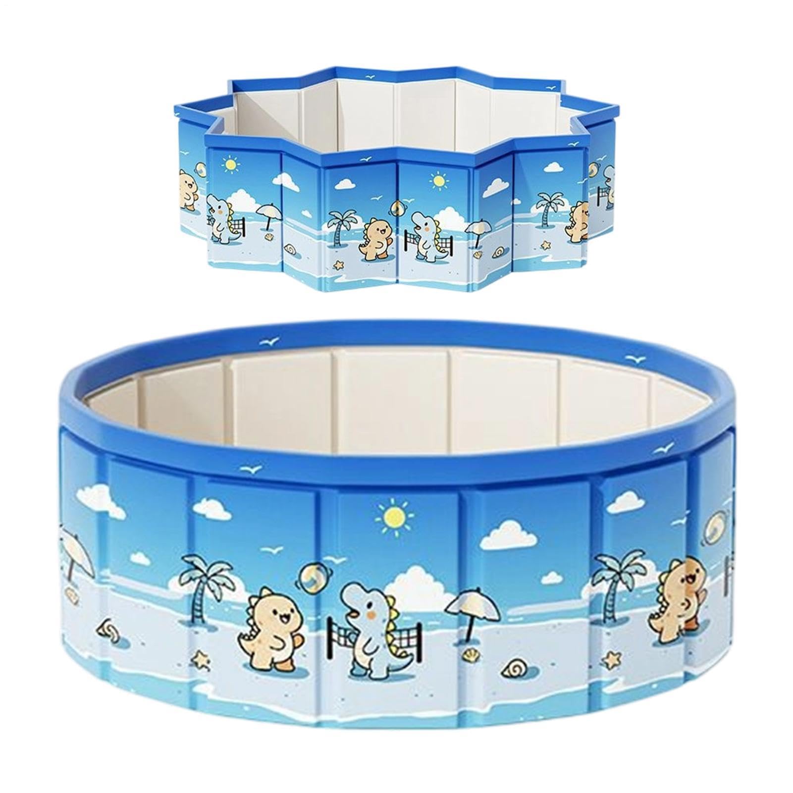 Large Foldable Pool Outdoor Water Play Games with Drain Pipe