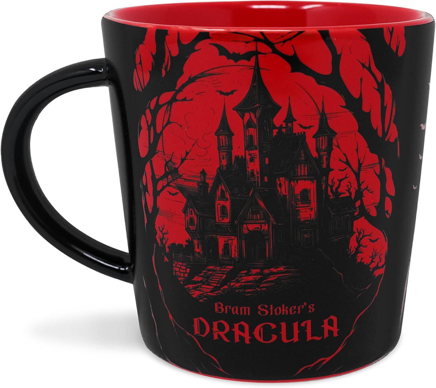 Steel Mill & Co. 14 oz Ceramic Classic Book Mug, Dracula