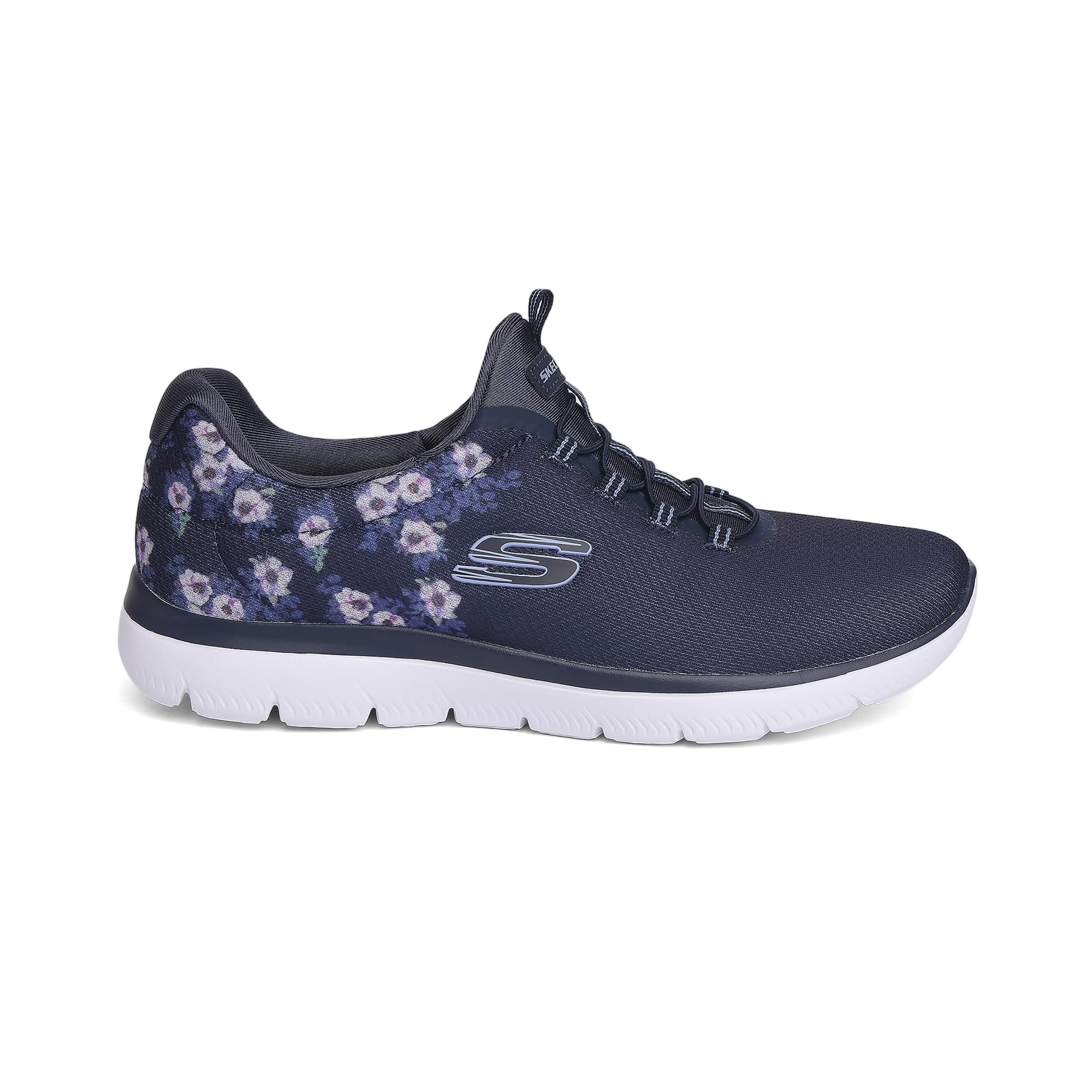 Skechers Womens Summits-Perfect Blos Casual Slip Ons Shoes Vegan Memory Foam Cushioned Comfort Insole Navy Blue (B0BXDFTBSP) Amazon Price History, Amazon Price Tracker
