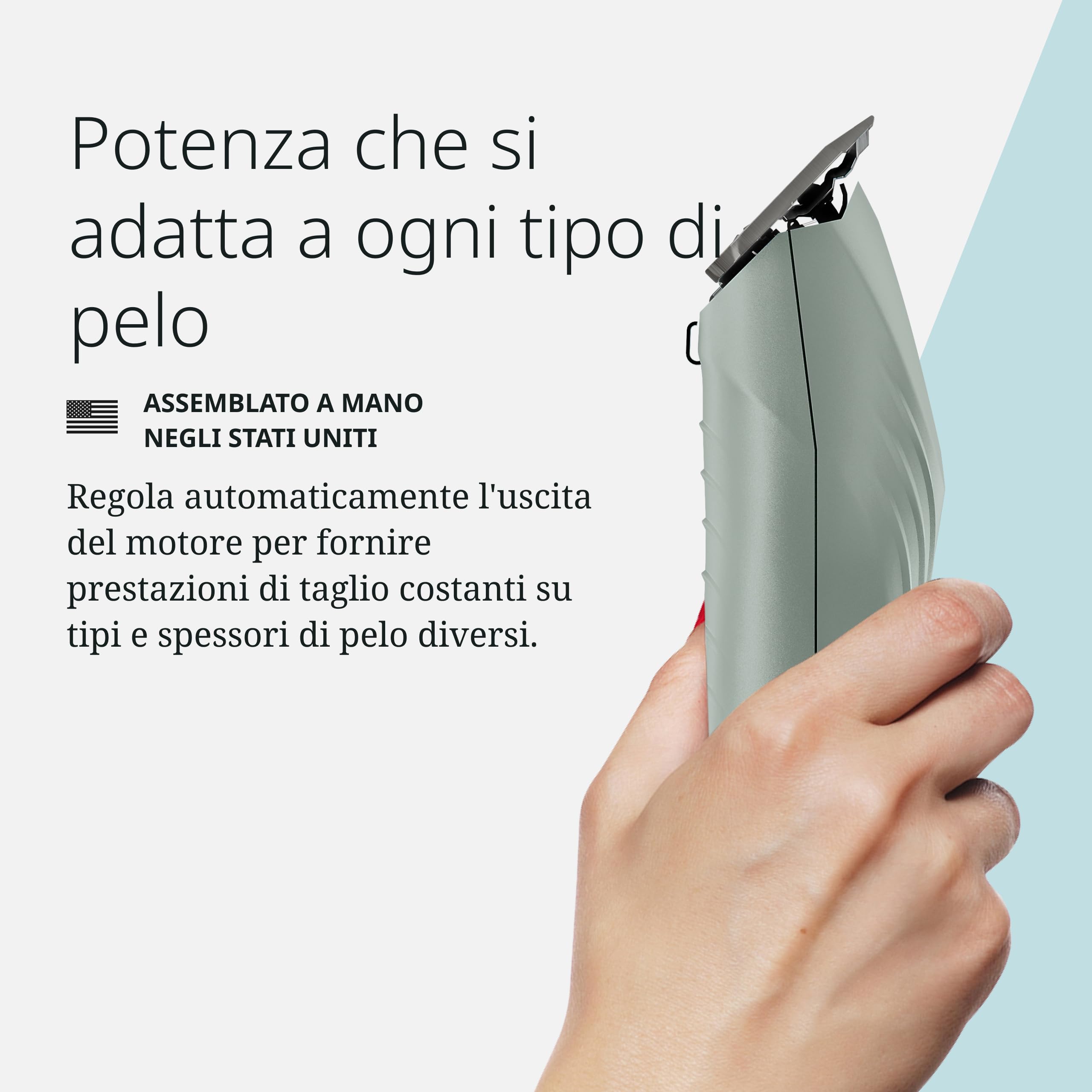 Wahl KMC+ Tosatrice per Animali – Motore Brushless Silenzioso, Impugnatura Testurizzata per Maggiore Comfort, Due Velocità, Utilizzo con Filo o Senza Filo, Autonomia Fino a 120 Minuti