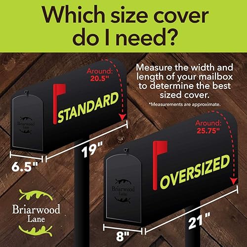 Miniatura 5 de Briarwood Lane Berry Wreath Barnstar - Cubierta magnética para buzón de invierno, diseño de pájaros