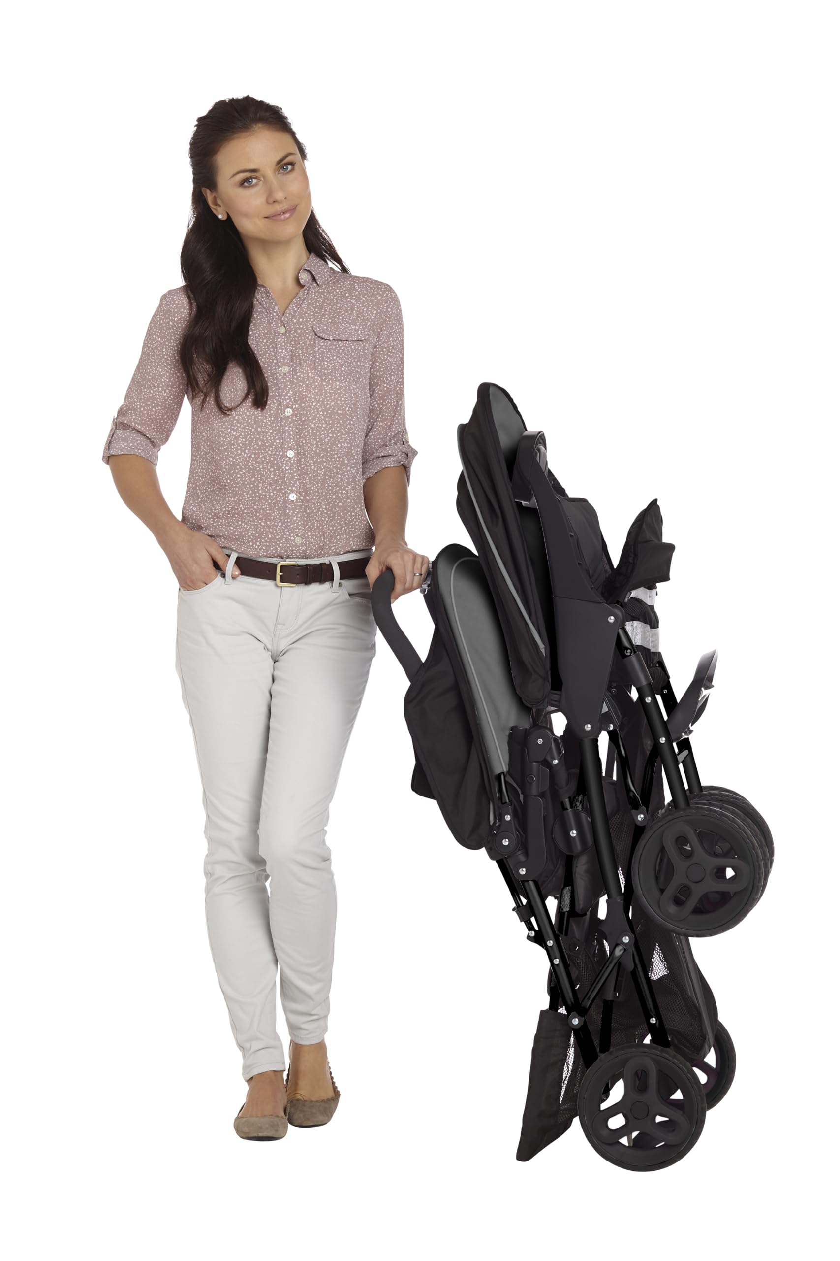 Graco Stadium Duo Click Connect - Silla de paseo, color gris/negro