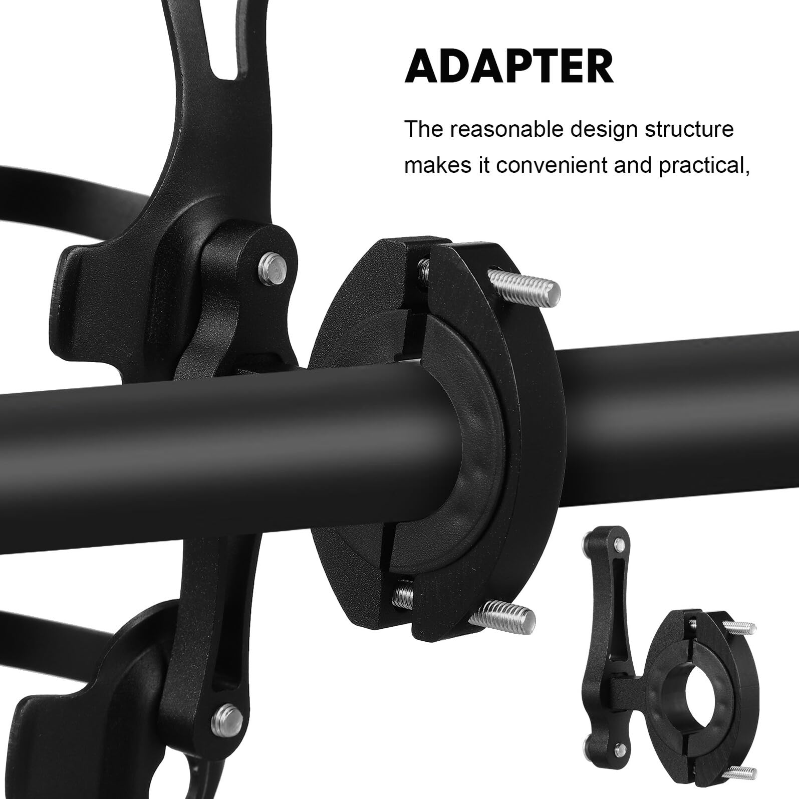 3 Juegos Soporte de Botella de Agua para Bicicleta Portabidón Desmontable de Aluminio Compatible con Bicicletas de y Plegables Resistente y Antideslizante Instalación para
