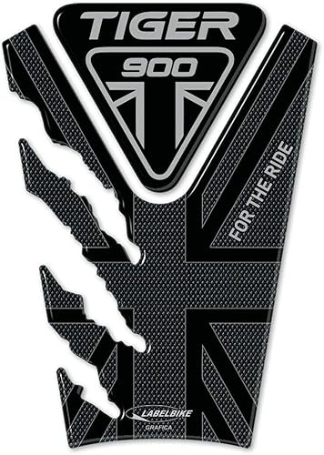 Miniatura 2 de labelbike - Almohadilla de depósito de resina de gel 3D para motocicletas Triumph Tiger 900 GT y Rally