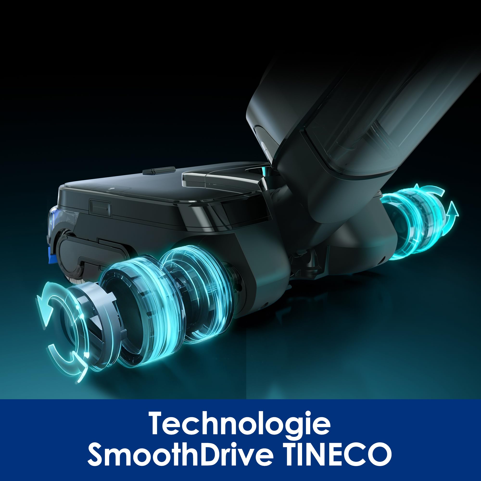 Tineco Floor One S9 Scientist Aspirateur Laveur StreakFree HydroBurst SmoothDrive 360° Anti-emmêlement DualBlock FlashDry 85°C autonomie 80min Nettoyage Bords 3 Faces 180° à Plat