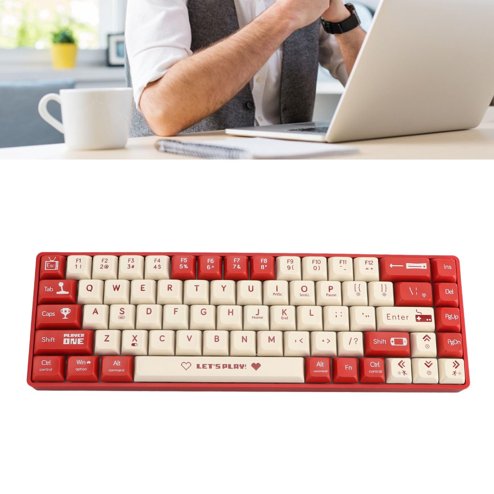 Windows PCゲーマーのためのマルチメディアキーリストの残りと赤の