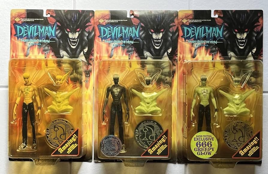 デビルマン フィギュア 3体セット EXCLUSIVE デビルマン フィギュア 3体セット EXCLUSIVE