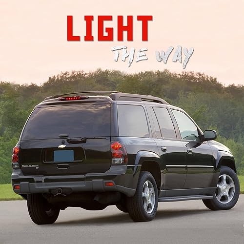 Miniatura 3 de Tercera tercera luz de freno trasera compatible con Chevy Trailblazer GMC Envoy Buick Rainier Ascender Bravada Center Cargo Trasera LED de montaje