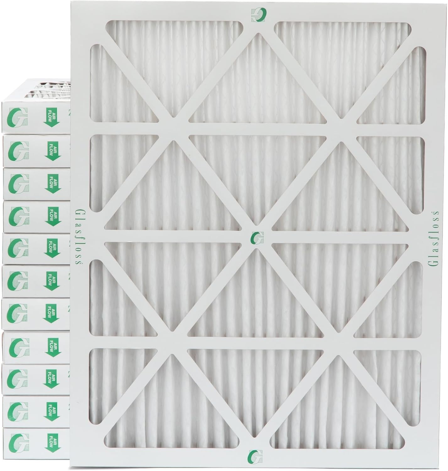 Glasfloss 16x20x2 MERV 10 Furnace Filter (12 Pack)