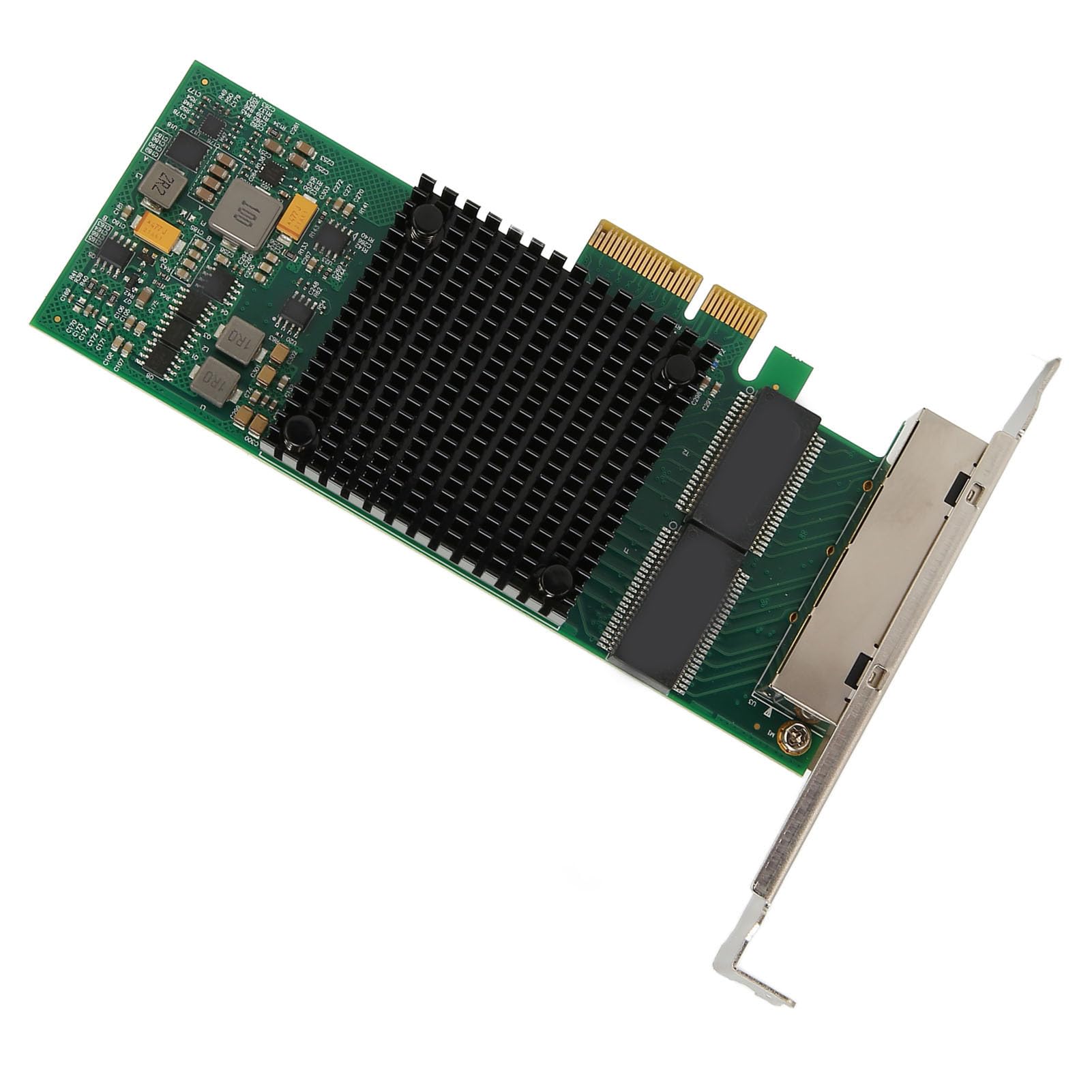 Carte Réseau Gigabit PCIe, Adaptateur de Serveur en Cuivre RJ45 4