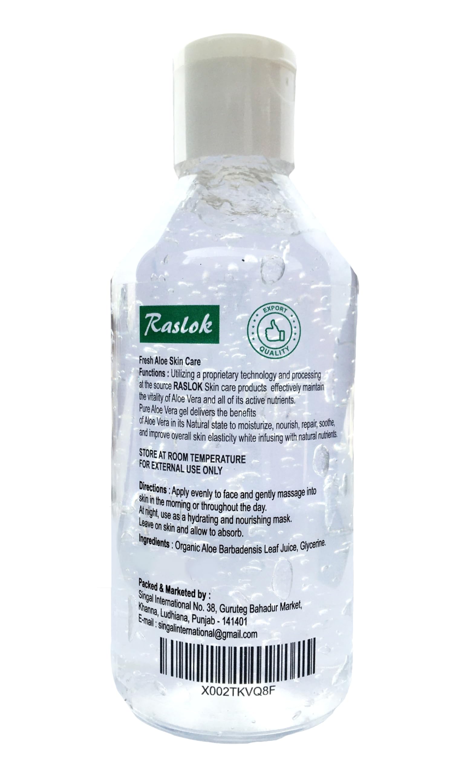 Raslok Aloe Vera Gel, Colourless, 220 g (Pack of 1) - Image 4