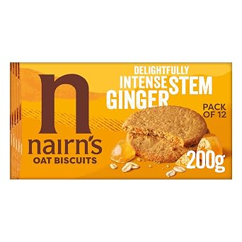 NAIRNS Wheat Free Ginger Oat Cakes, 7.1 OZ