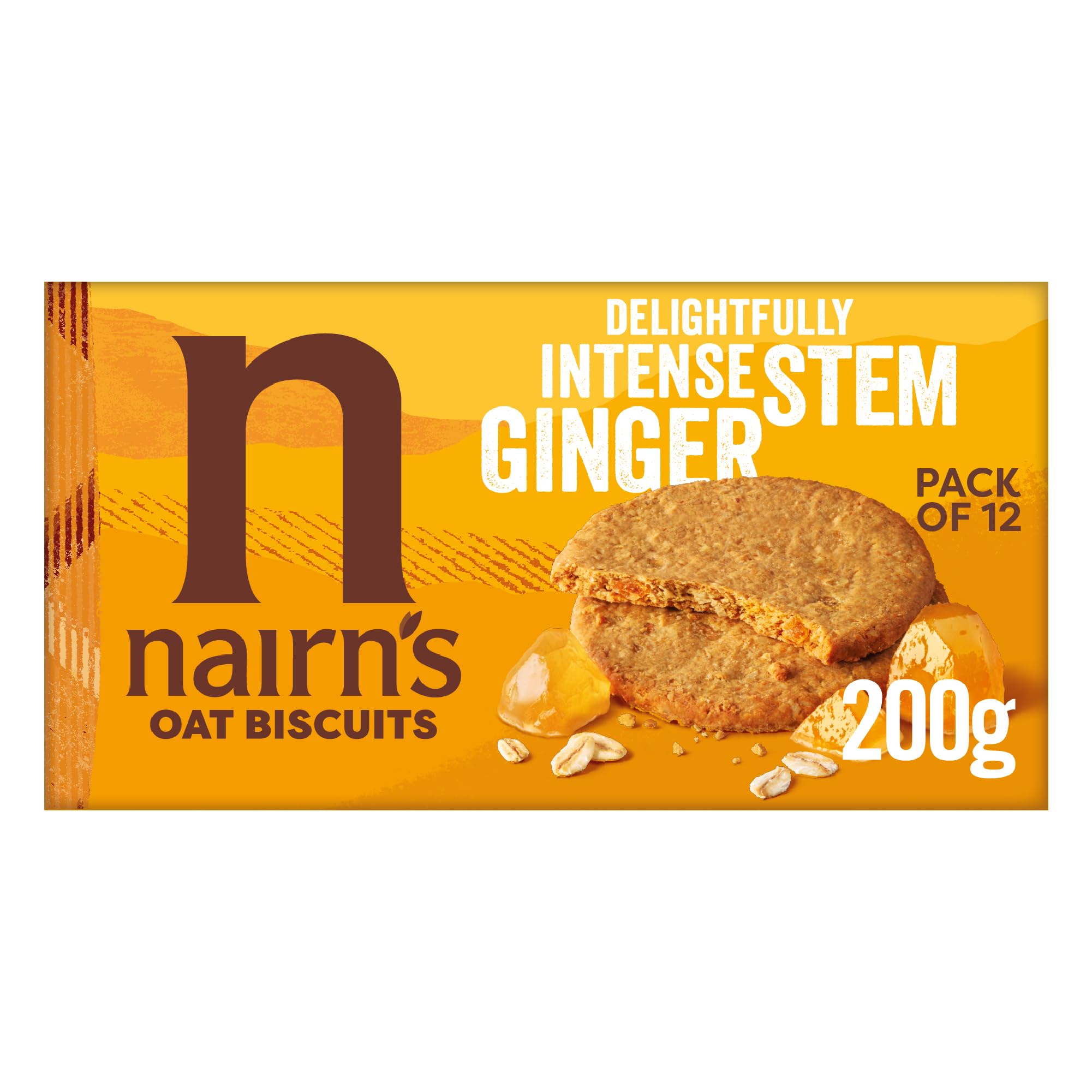 NAIRNS Oat Cakes, Wheat Free Ginger, 7.1 oz
