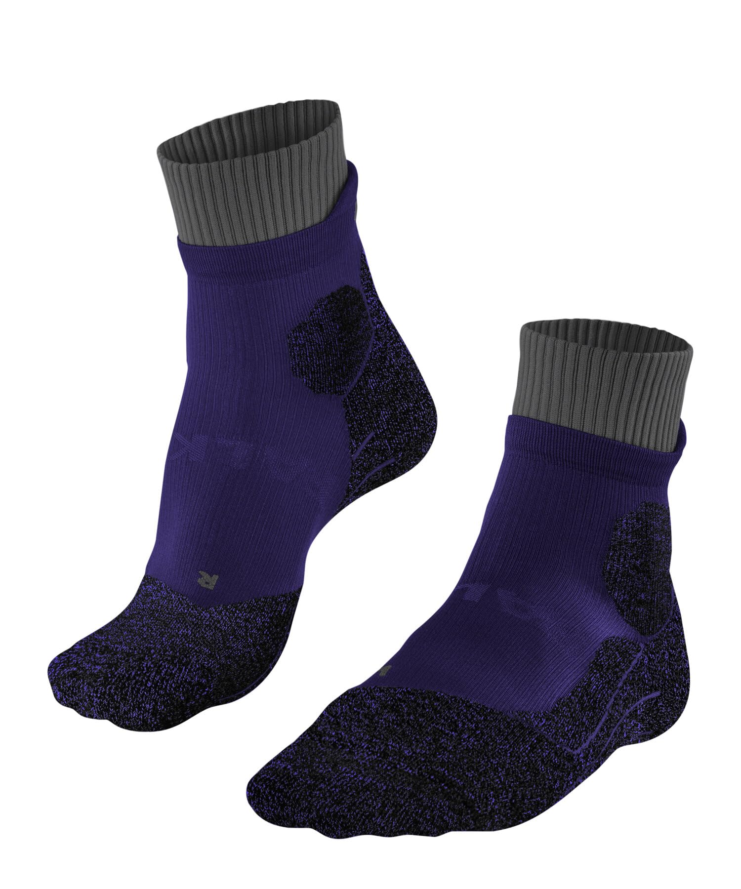 FALKE Women's RU Trail W SO Functional Yarn Anti-Blister 1 Pair Running Socks, Purple (Amethyst 8683), 2.5-3.5