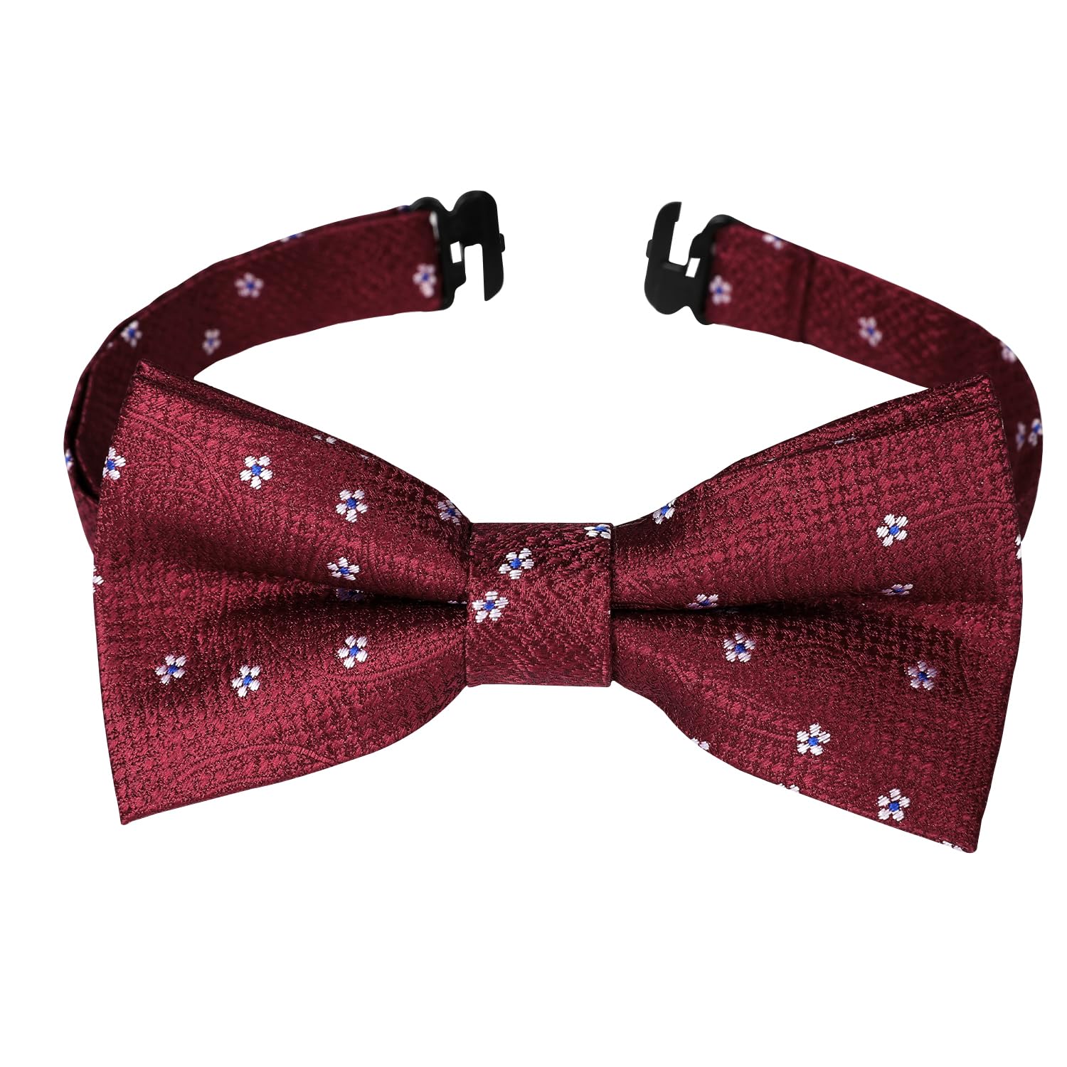 HISDERN Bow Ties for Boys Pre Tied Toddler Bow Tie Adjustable Kids Bowties Clip On Fun Patterned Bowties for Wedding Party