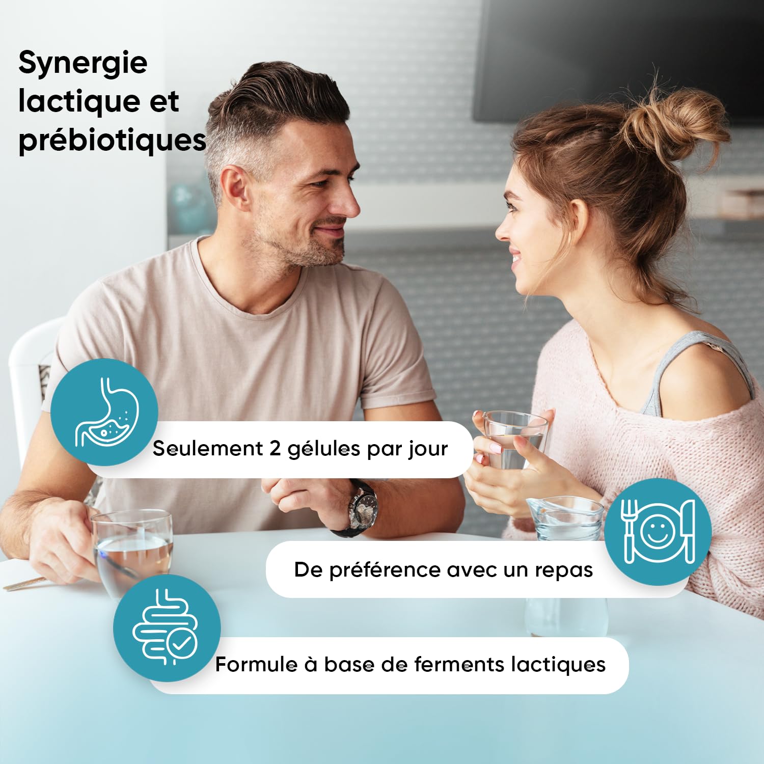 Probiotiques et Prébiotiques, 60 Milliards d'UFC 20 Souches Prébiotiques et Probiotiques, 120 Gélules Vegan, Lactobacillus Reuteri, Lactobacillus Gasseri, Plantarum, Bifidobacterium Longum, Infantis