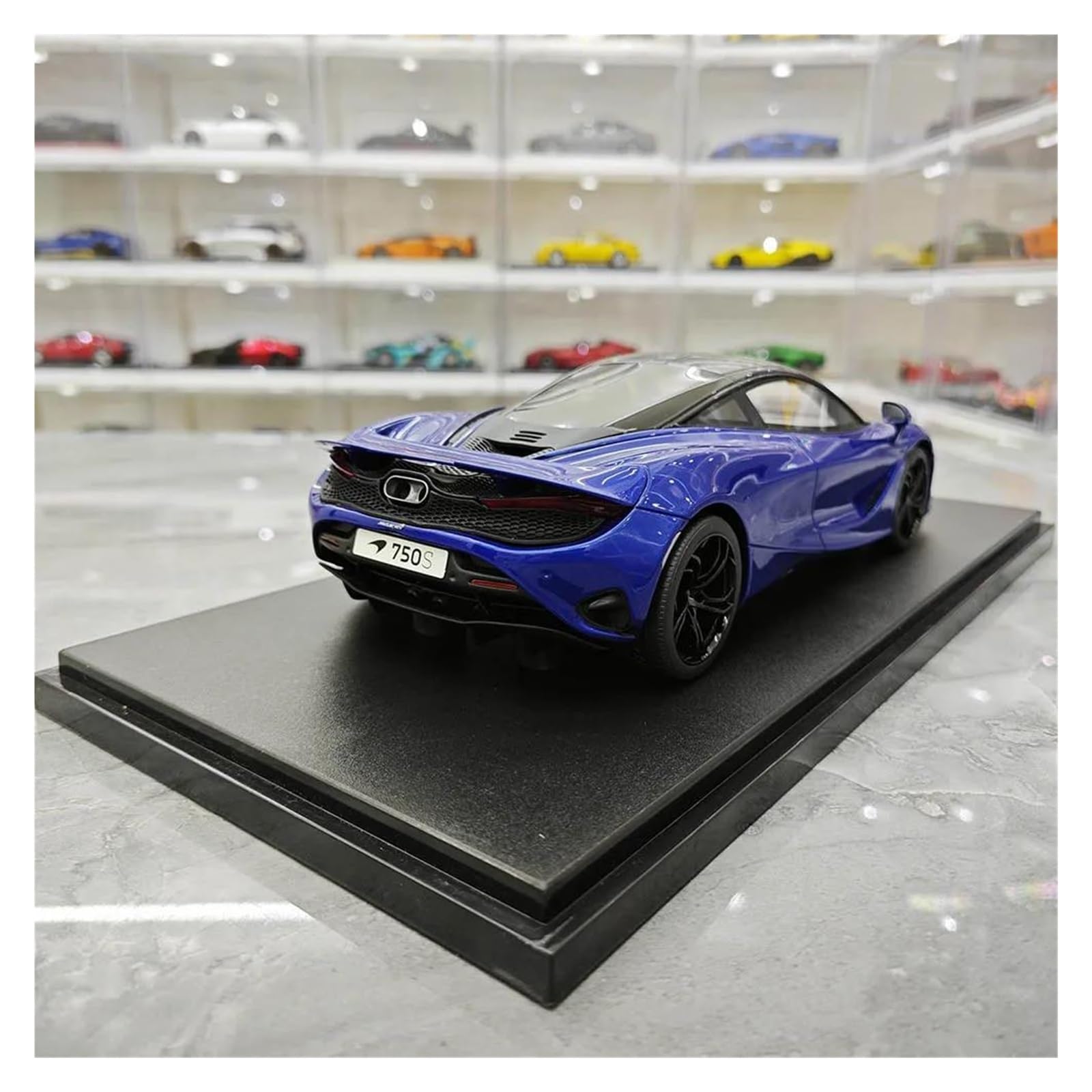 Metallo Scala Replica Resina 1 18 Adatta Per La Decorazione Della Casa Del Modello Di Auto Statica Simulata McLaren 750S Hobby Veicoli Giochi Set