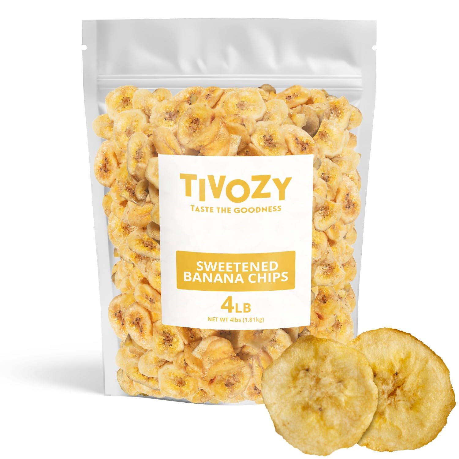 Amazon.com: Sweetened Banana Chips - 4 Lb Healthy Snack Option