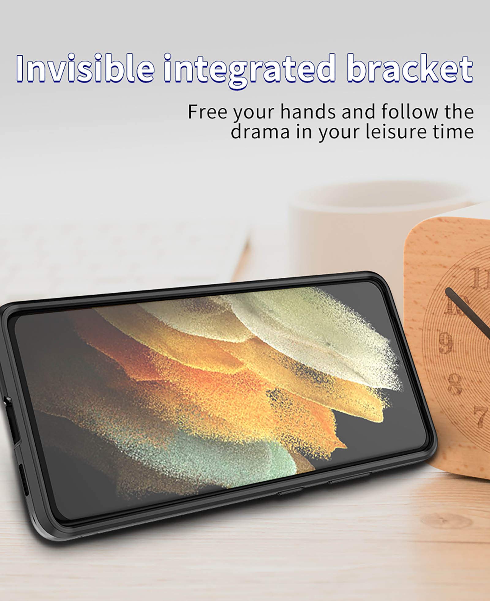 Bastmei Cover per Oppo Find X3 Lite, Ultraleggero Ultrasottile Antiscivolo Antigraffio Della Telecamera, PC Rigido Smerigliato Cover per Oppo Find X3 Lite (Blu, Smerigliato