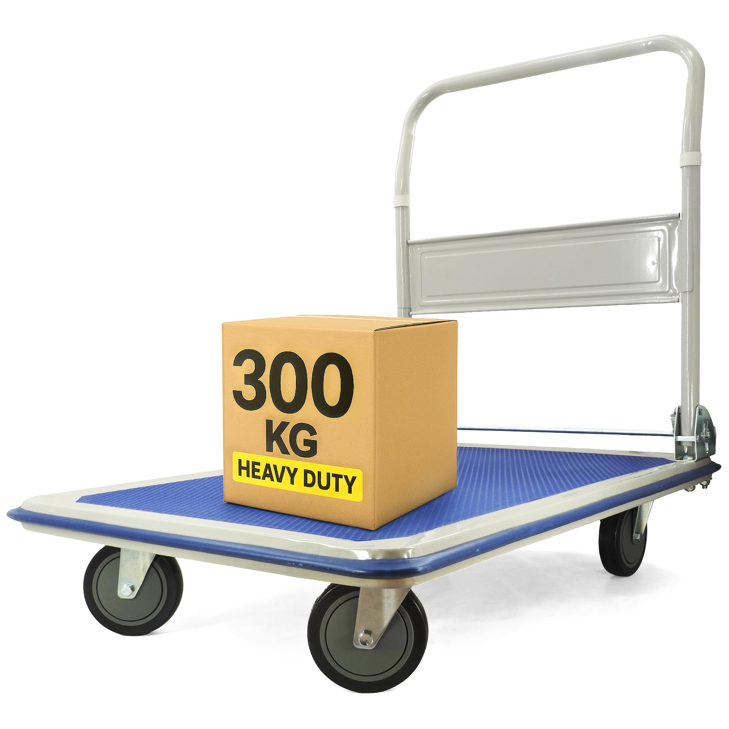 Carro de transporte plegable con 4 ruedas (300 kg)