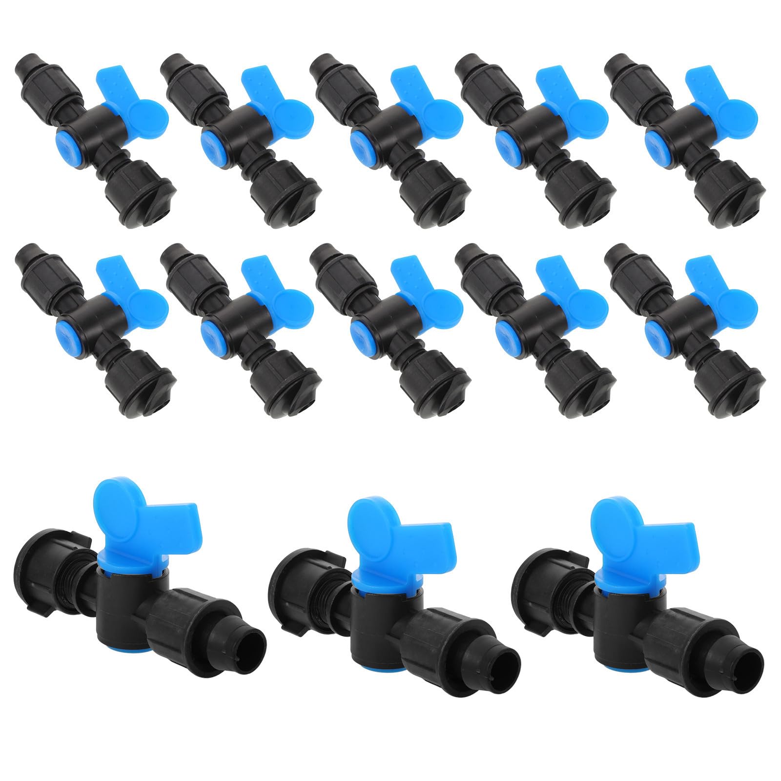 jojofuny 50 Piezas Conector de Riego para Jardín 16 PP