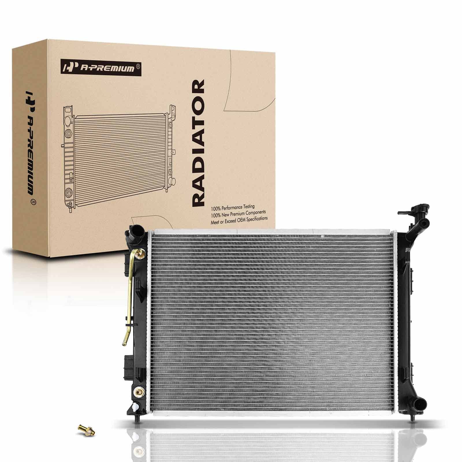 Photo 1 of A-Premium Engine Coolant Radiator Assembly with Transmission Oil Cooler Compatible with Kia Optima 2016 2017 2018 2019 2020 L4 2.4L, Automatic Transmission, Replace# 25310C1100, 25310C1150\