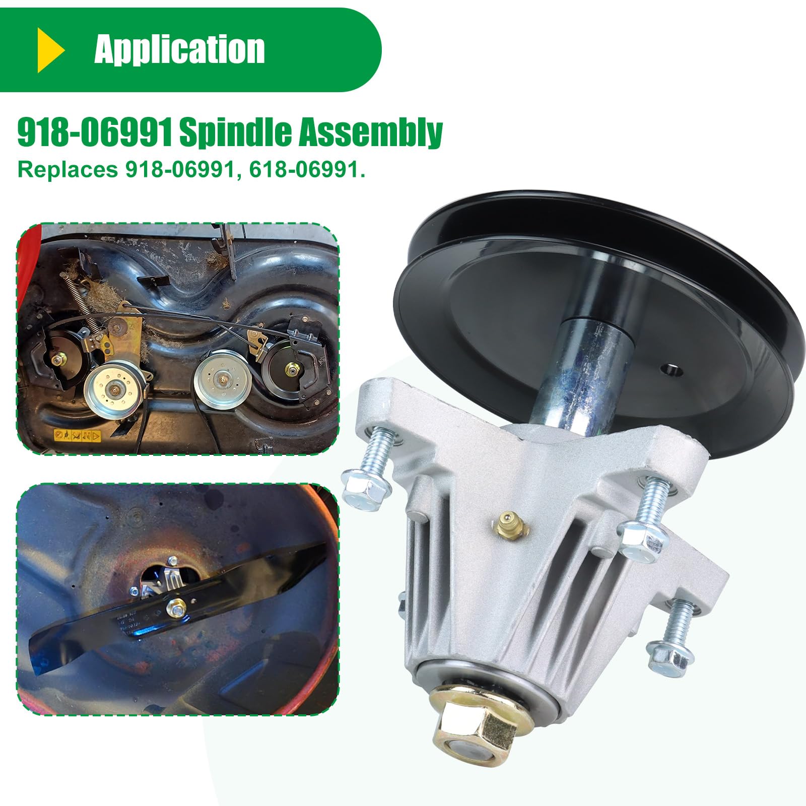 Amazon.com : POSFLAG 2 Pack Greased 918-06991 Spindle Assembly