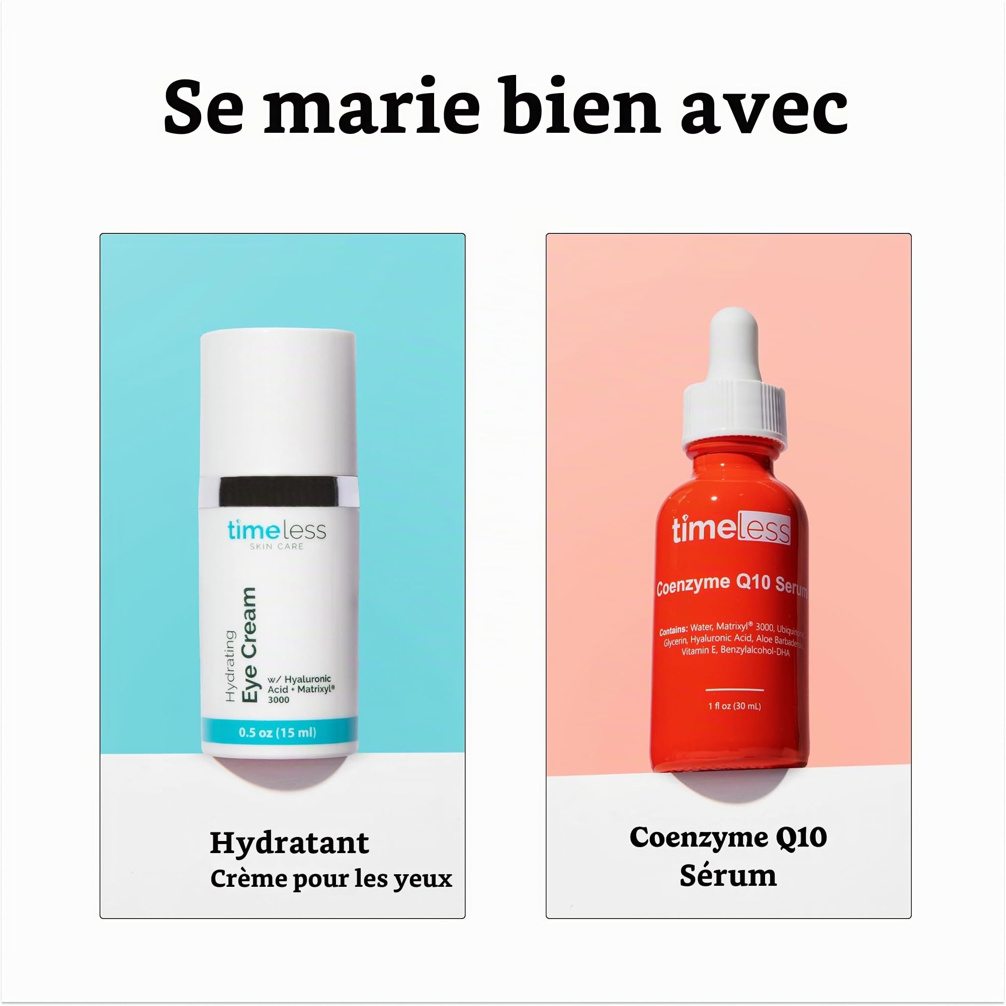 TIMELESS SKIN CARE Sérum à la vitamine C 10% + acide férulique + vitamine E | Pour tous les types de peau | Sérum antioxydant et augmentant la production de collagène | 50 ml