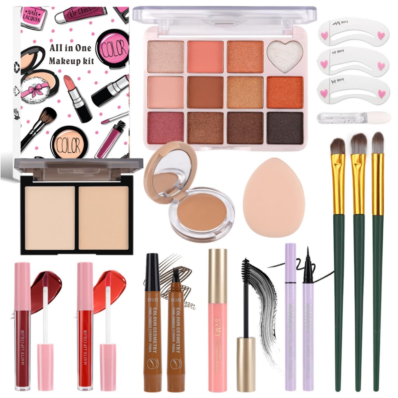 Full Makeup Kit for Teens Teen Girls Women Beginners Makeup Set