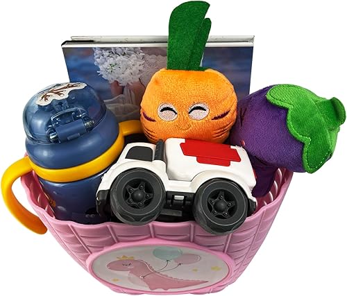 Miniatura 3 de Dankeler Cesta de bicicleta para niños con campana, bonita cesta de bicicleta de dibujos animados para la escuela, al aire libre, deportes,